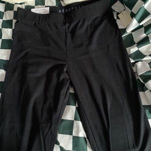 aeropostale high rise black leggings
